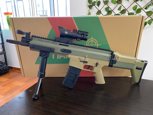 FN Scar hidrogel rifle hidrogel tamaño real pistola de juguete bolas de gel